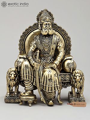 4" Small Superfine Maharaja Agrasen | Brass Statue