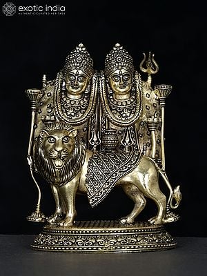 4" Small Superfine Chamunda Devi | Brass Statue