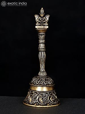 4" Superfine Garuda Ghanti in Brass