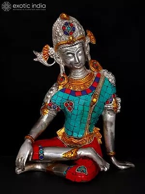 9" Indra - The Most Popular Vedic God In Brass | Handmade | Made In India