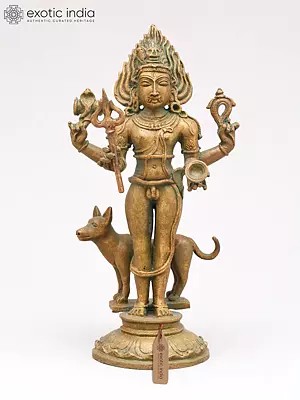 5" Small Kaal Bhairava | Bronze Statue