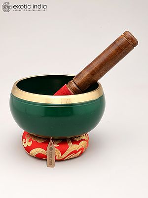 5" Traditional Himalayan Singing Bowl for Yoga, Meditation & Stress Relief