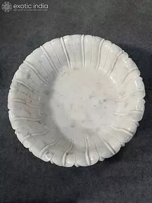 31" Decorative Urli | Home Decor Marble Sculpture | Exquisite Indian Art