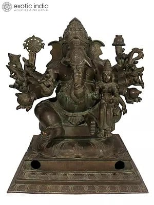 51" Large Shri Vallabh Ganapati | Bronze Sculpture
