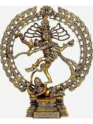 16" Nataraja In Brass | Handmade | Made In India