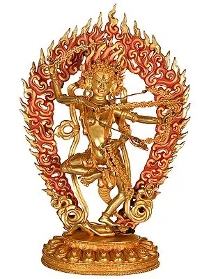Made in Nepal Goddess Kurukulla (Red Tara) Tibetan Buddhist