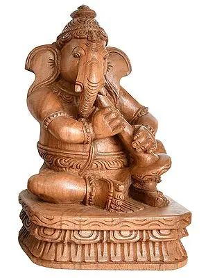 Musician Ganesha Playing Shehnai