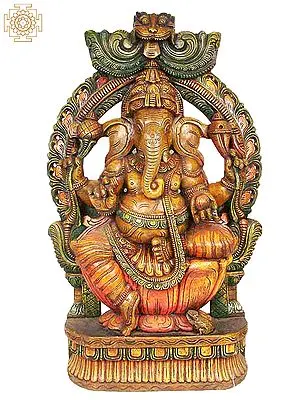 Enthroned Ganesha
