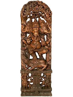 The Triply Present Lord Ganesha - Large Size
