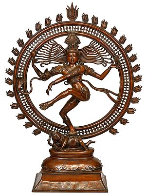 41" Large Size Nataraja In Brass | Handmade | Made In India