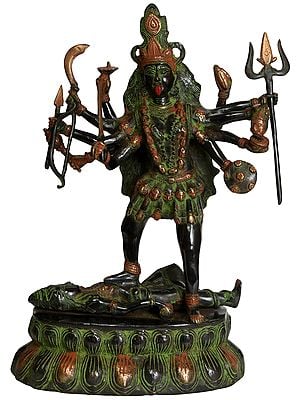 20" Kali In Brass | Handmade | Made In India
