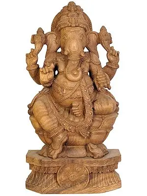 Ganesha Seated in Lalitasana