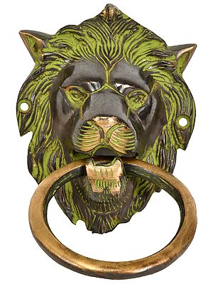 Brass Lion Door Knocker