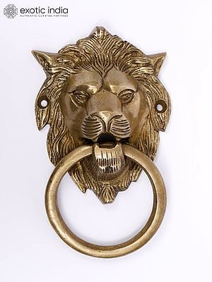 Brass Lion Door Knocker