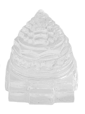 Real Crystal Shri Yantra | Crystal Statue