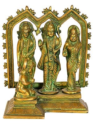 8" Rama Durbar In Brass | Handmade | Made In India