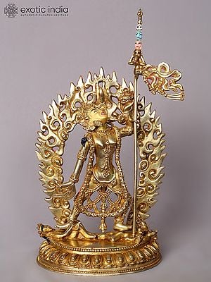 11" Goddess Vajrayogini Copper Statue | Nepalese Copper Idols