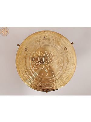 Lotus Nakashi Chowki | Brass