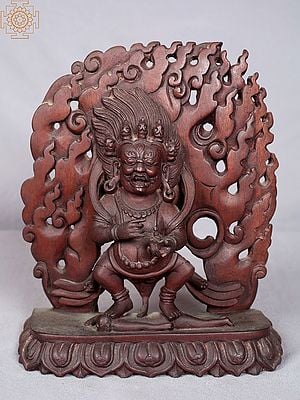 8" Tibetan Buddhist Deity - Vajrapani from Nepal