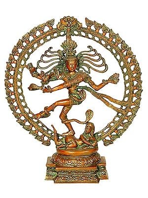 20" Lord Shiva as Nataraja In Brass | Handmade | Made In India