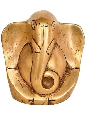 3" Lord Ganesha Idol in Brass | Table Decor | Handmade