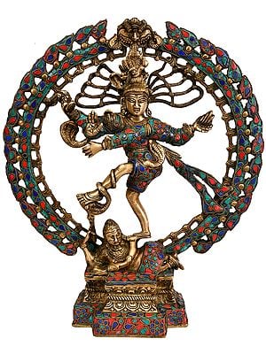 16" Shiva As Nataraja In Brass | Handmade | Made In India