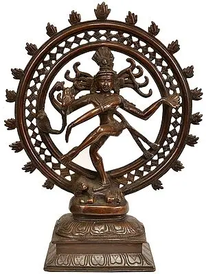 11" Nataraja In Brass | Handmade | Made In India