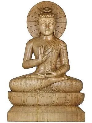 Tibetan Buddhist Lord Gautama Buddha Preaching His Dharma - Large Size