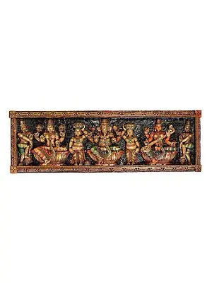A Great Triad of Lakshmi Ganesha and Saraswati