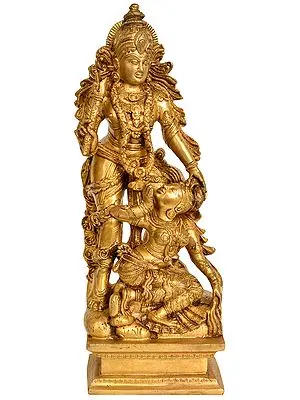 13" Radha Krishna In Brass | Handmade | Made In India