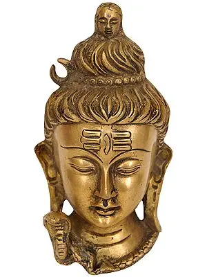 6" Three Adventures of Lord Shiva in Brass | Handmade | Made in India