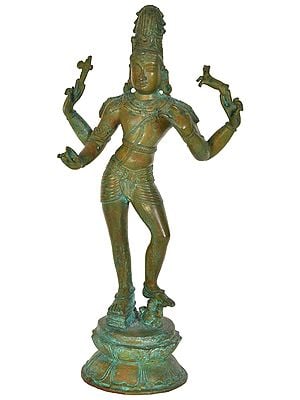 12" Pashupatinath | Handmade | Madhuchista Vidhana (Lost-Wax) | Panchaloha Bronze from Swamimalai