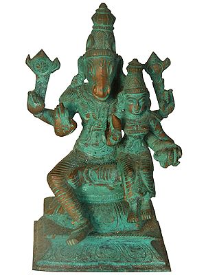 Lord Hayagriva with Goddess Lakshmi