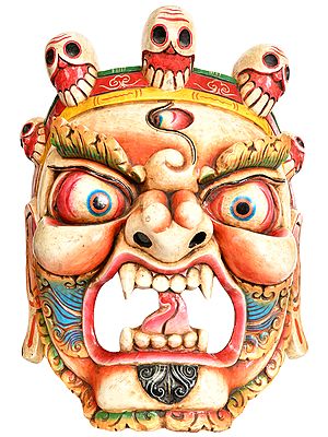 Large Size Mahakala Mask - Tibetan Buddhist