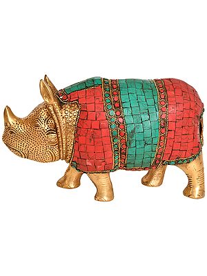 Inlaid Rhinoceros