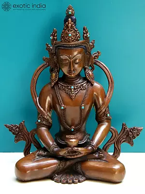 Amitabha Buddha Statue (Tibetan Buddhist Deity) from Nepal