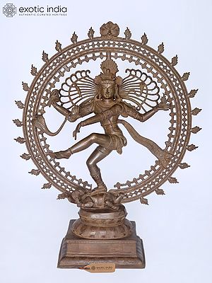 47" Large Size Nataraja Brass Statue | Handmade | Made In India