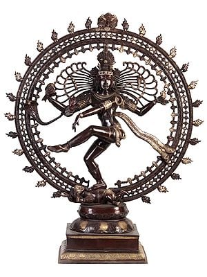 47" Large Size Nataraja Brass Statue | Handmade | Made In India