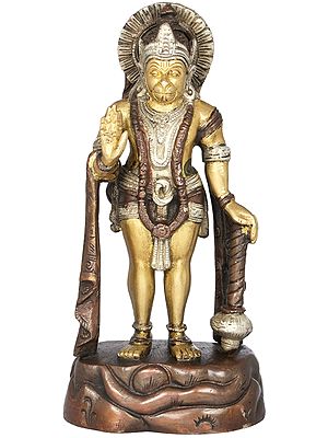Lord Hanuman In Brass | Handmade | Made In India