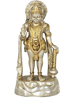 Lord Hanuman In Brass | Handmade | Made In India