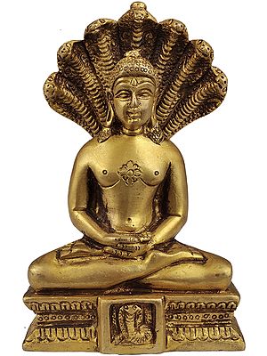 4" First Jain Tirthankara Rishabha Deva In Brass | Handmade | Made In India