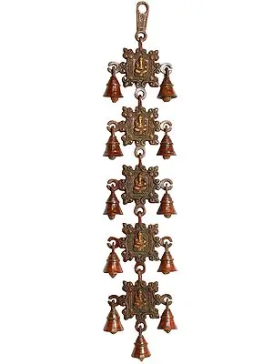 Ganesha Wall Hanging Bells