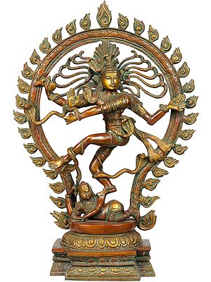 21" A Majestic, Calm Disdain (For All Things Material) In Brass | Handmade | Made In India