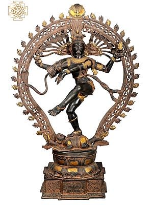 54" Large Nataraja In Brass | Handmade | Made In India