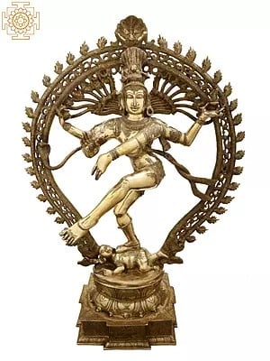 54" Large Nataraja In Brass | Handmade | Made In India