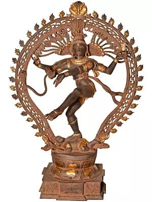 54" Large Nataraja In Brass | Handmade | Made In India