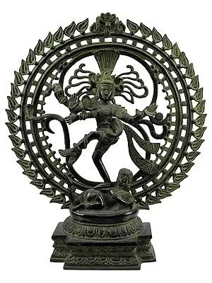 19" Nataraja Brass Sculpture | Handmade | Made in India