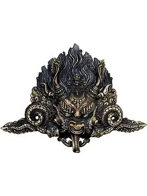 Tibetan Buddhist Garuda Wall Hanging Mask from Nepal