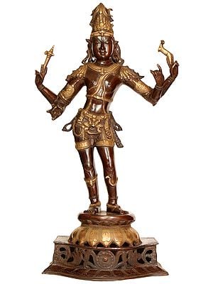 31" Large Size Lord Shiva as Pashupatinath In Brass | Handmade | Made In India