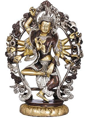 12" Shiva's Tandava in Brass | Handmade | Made In India